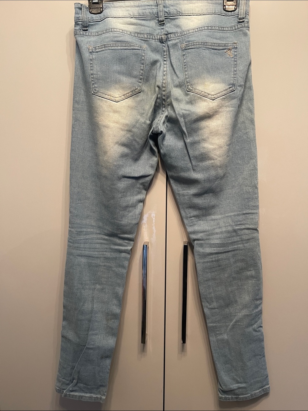 VIP Light Blue Ripped Skinny Jeans - Picture 2 of 3